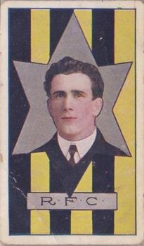 1912-13 Sniders & Abrahams Australian Footballers Star (Series H) #NNO Hugh James Front